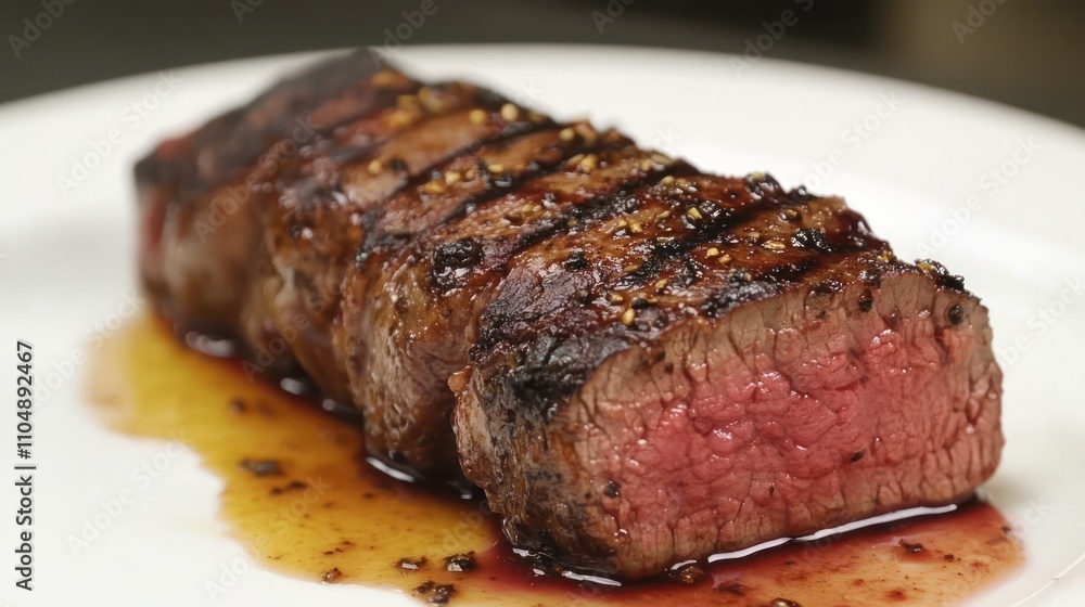 Juicy Grilled Steak with Red Wine Reduction Juicy Grilled Steak with Red Wine Reduction