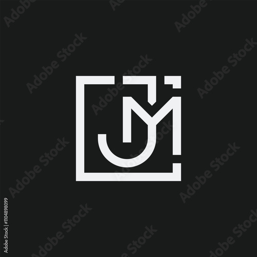 letter JM business logo design inspiration