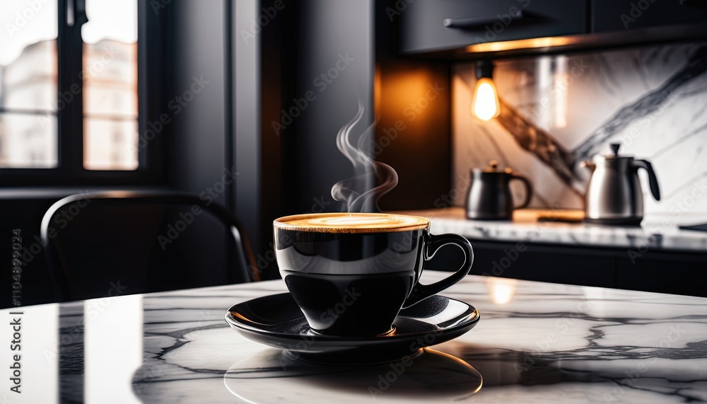 Espresso Mug With Black Caffeine Espresso Mug With Black Caffeine