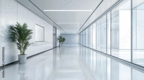 Wallpaper Mural interior of modern entrance hall in modern office building Torontodigital.ca