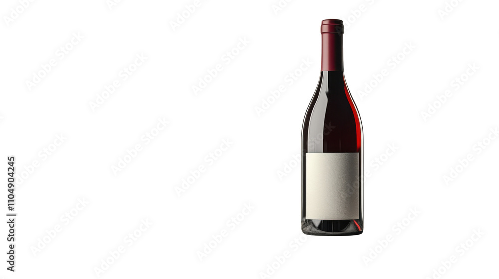 Wine bottle isolated on white background Wine bottle isolated on white background