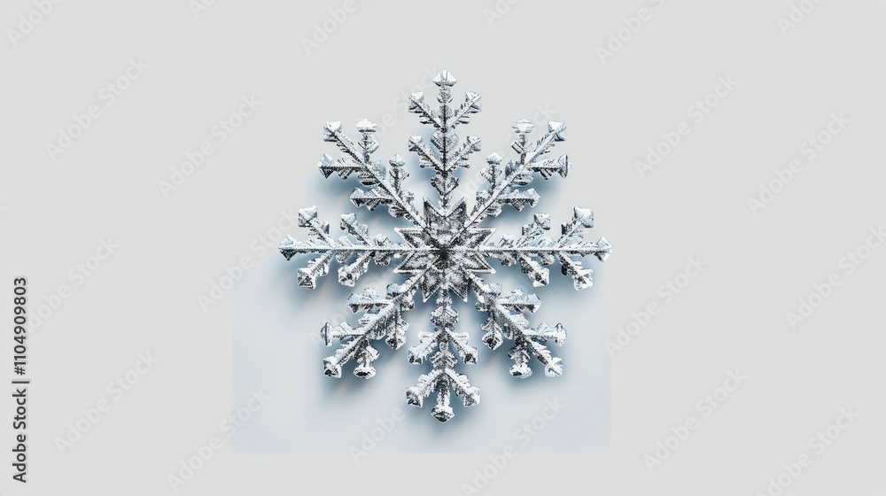 Cool Snowflake Icon Design Pattern for Winter-Themed Digital Artwork Cool Snowflake Icon Design Pattern for Winter-Themed Digital Artwork