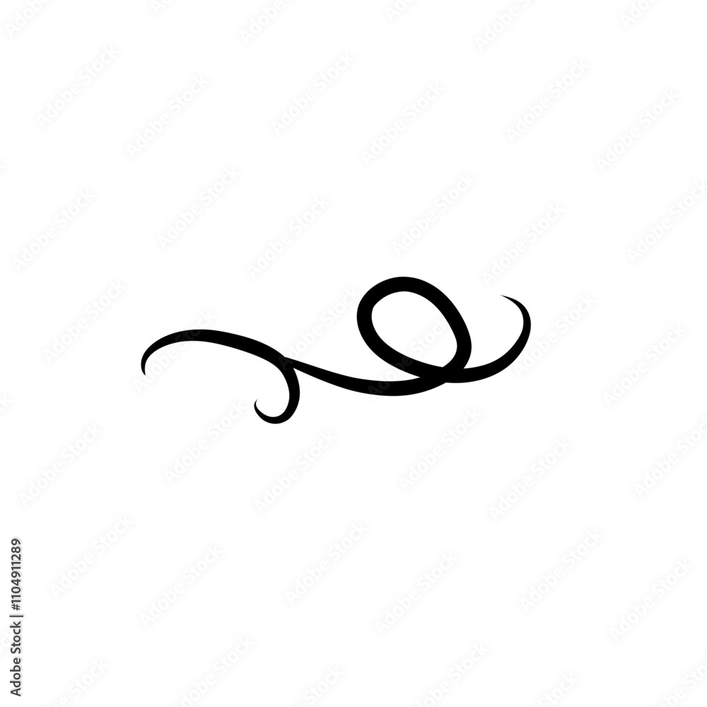 swirl decoration element swirl decoration element