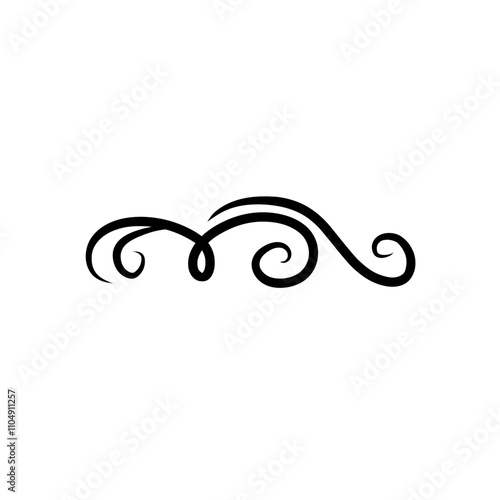 swirl decoration element