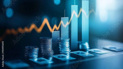 economic windfall opportunities driving growth and wealth expansion, vibrant cityscape bustling with commerce, towering skyscrapers, flourishing markets