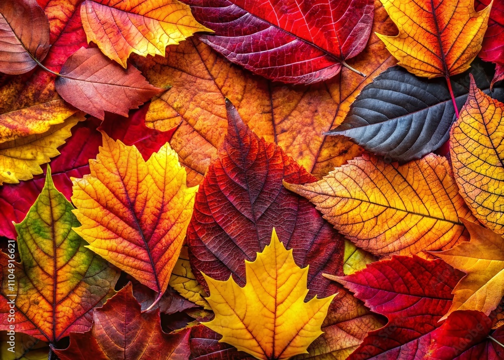 Autumn Macro Background Banner Set - AI Photography Autumn Macro Background Banner Set - AI Photography