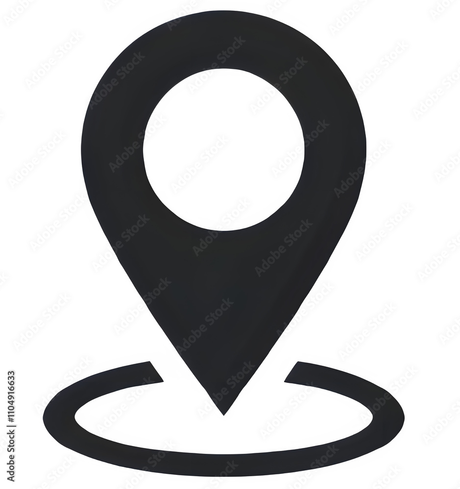 pin pointer with icon. Generative ai pin pointer with icon. Generative ai