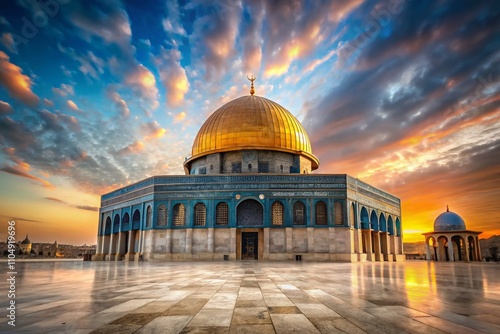 Golden Dome Long Exposure Jerusalem