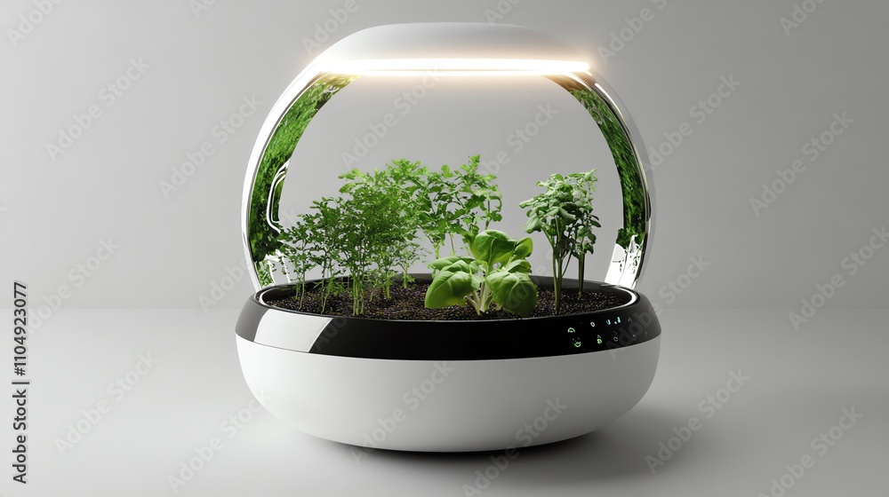 Using high tech equipment to grow vegetables Using high tech equipment to grow vegetables