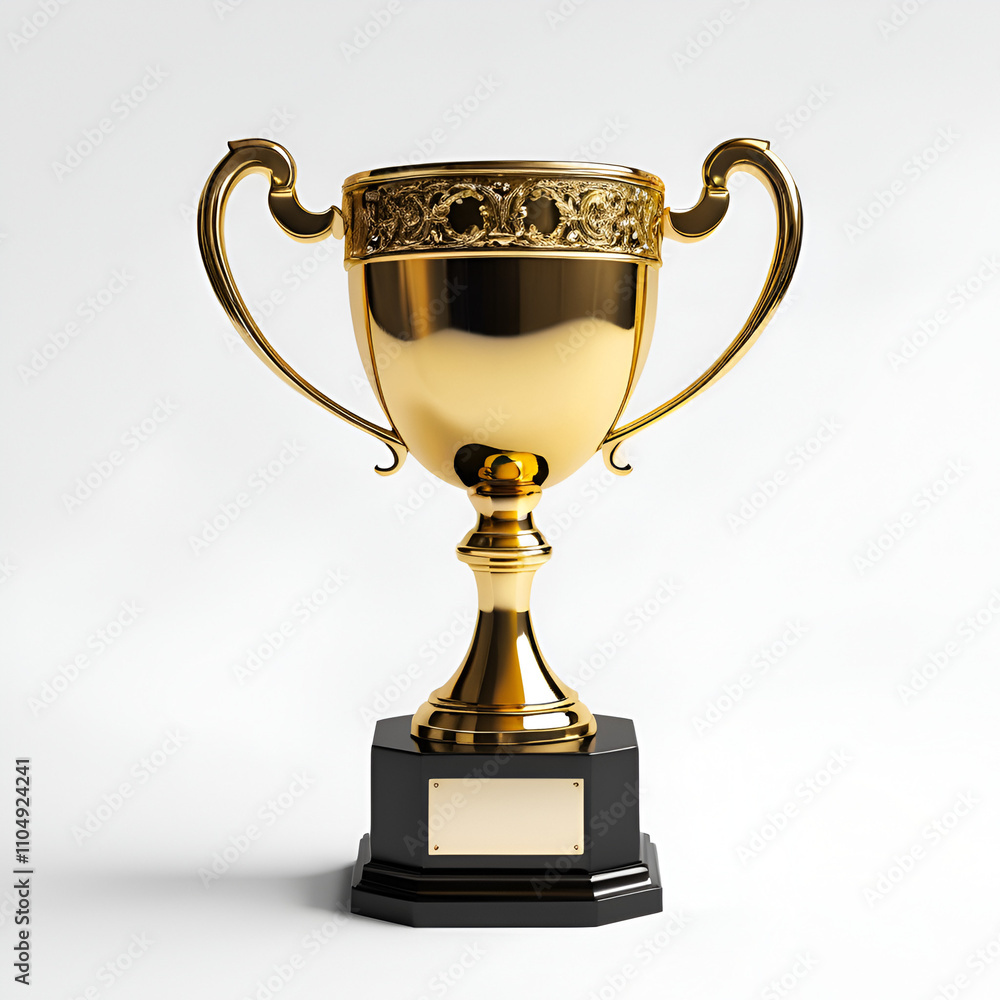 gold cup isolated on white background gold cup isolated on white background