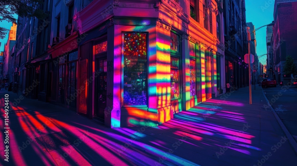 Obraz premium Vibrant Cityscape