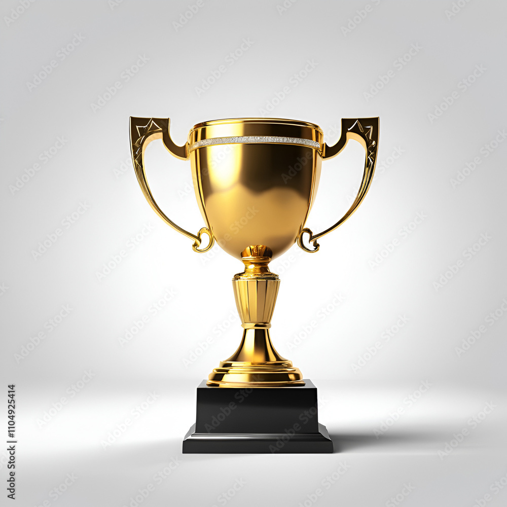 gold cup isolated on white gold cup isolated on white
