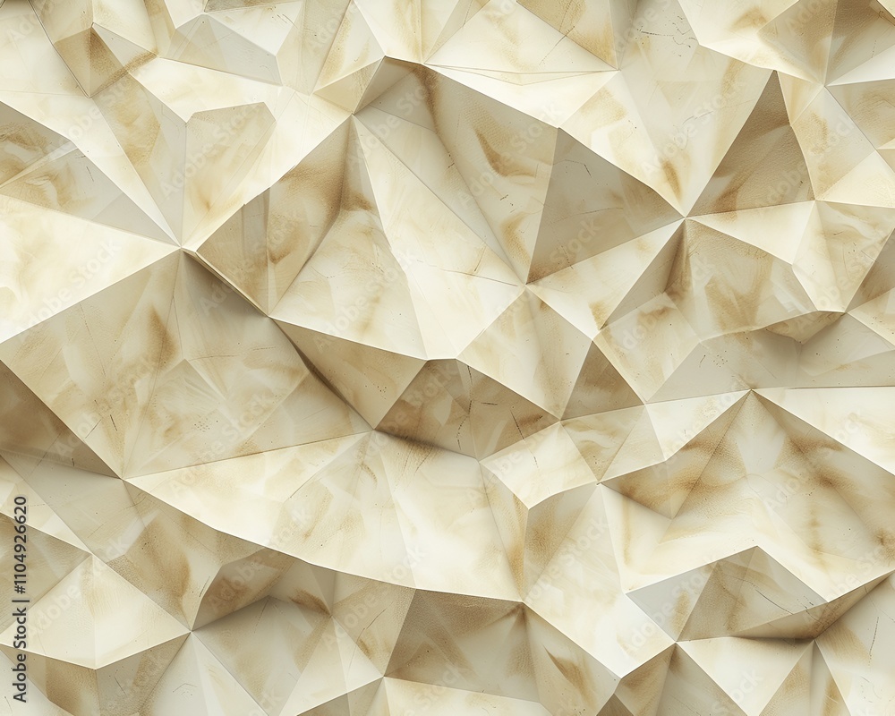 Geometric 3D Abstract White Polygon Background Geometric 3D Abstract White Polygon Background