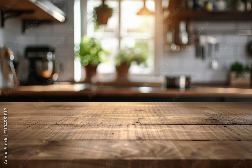 Empty Beautiful wood table Empty Beautiful wood table