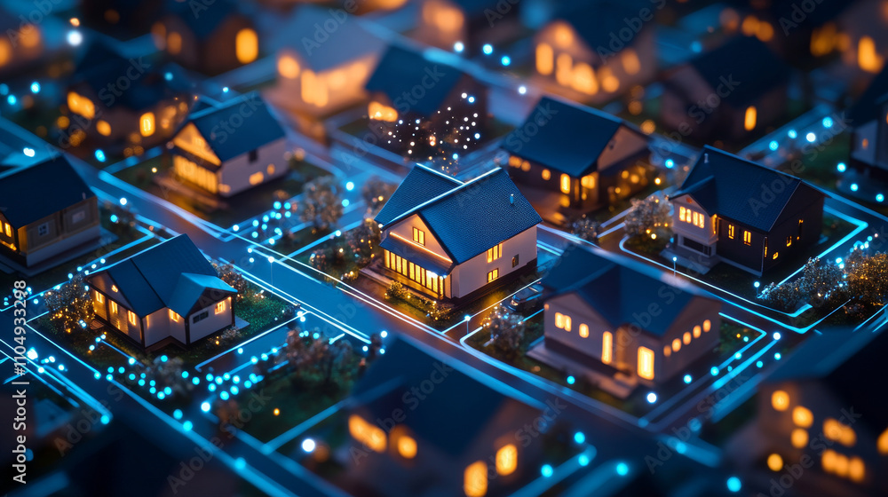 Smart home banner. Internet of things technology concept. Vector landing page of house control system with isometric mobile phone icon, screen with Lock lettering, artificial intelligence technology Smart home banner. Internet of things technology concept. Vector landing page of house control system with isometric mobile phone icon, screen with Lock lettering, artificial intelligence technology