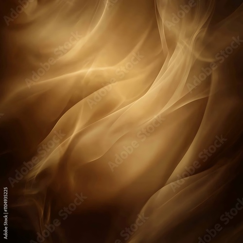 Abstract background, like silk or smoke, cream, brown colors,