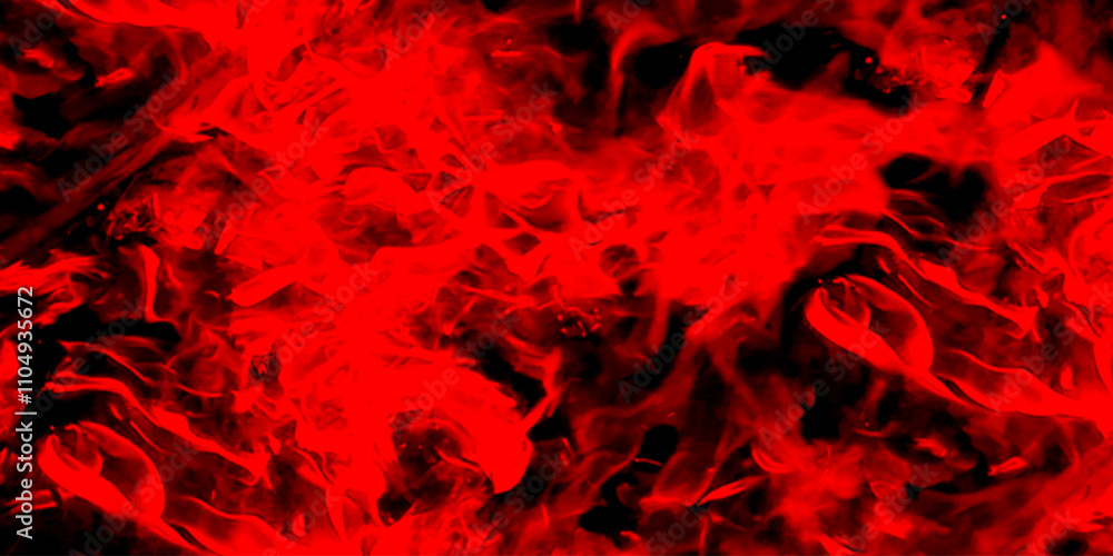 Abstract red fire in dark background. Grunge texture black and red color background. Festive New Year grunge background with Flowering design. Red flame. Fire. Light. Glow. Made of red-hot charcoal. Abstract red fire in dark background. Grunge texture black and red color background. Festive New Year grunge background with Flowering design. Red flame. Fire. Light. Glow. Made of red-hot charcoal.