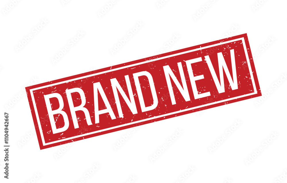 BRAND NEW Rubber Stamp Seal Vector illustration isolated on white background