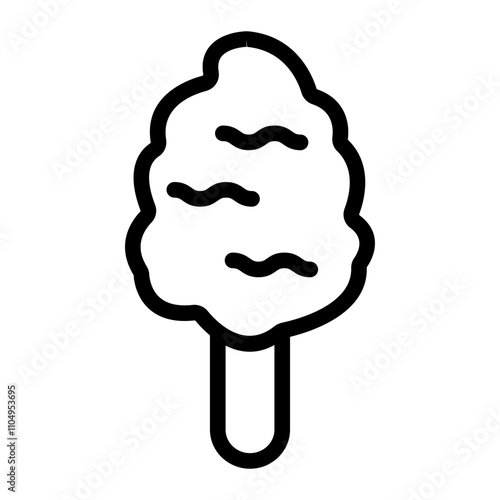 Cotton Candy Line Icon