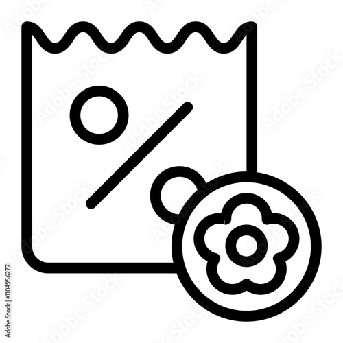 Invoice Spring Line Icon