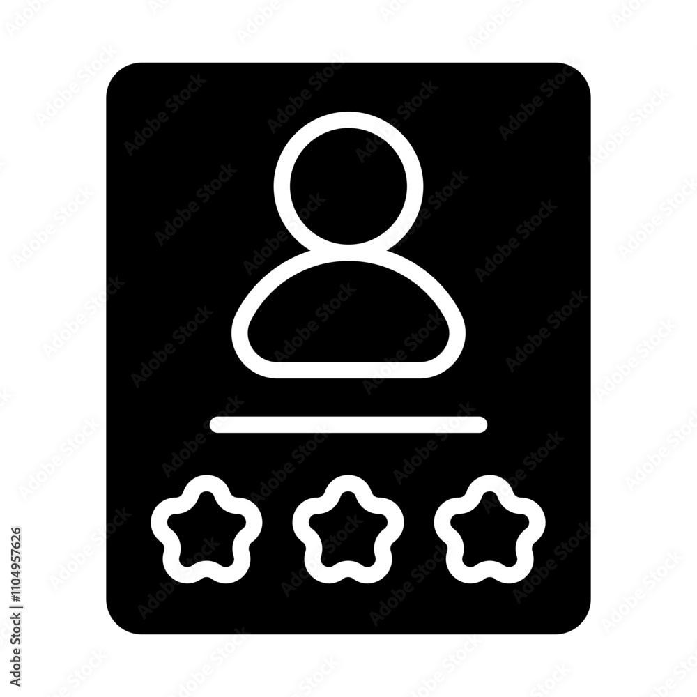 Member Loyalty Solid Icon Member Loyalty Solid Icon