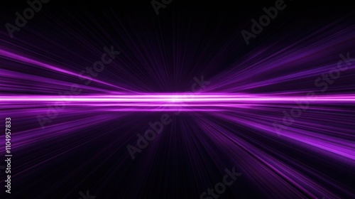 Purple light flare crossing horizontally on black, minimalist modern appeal with a clean and elegant design