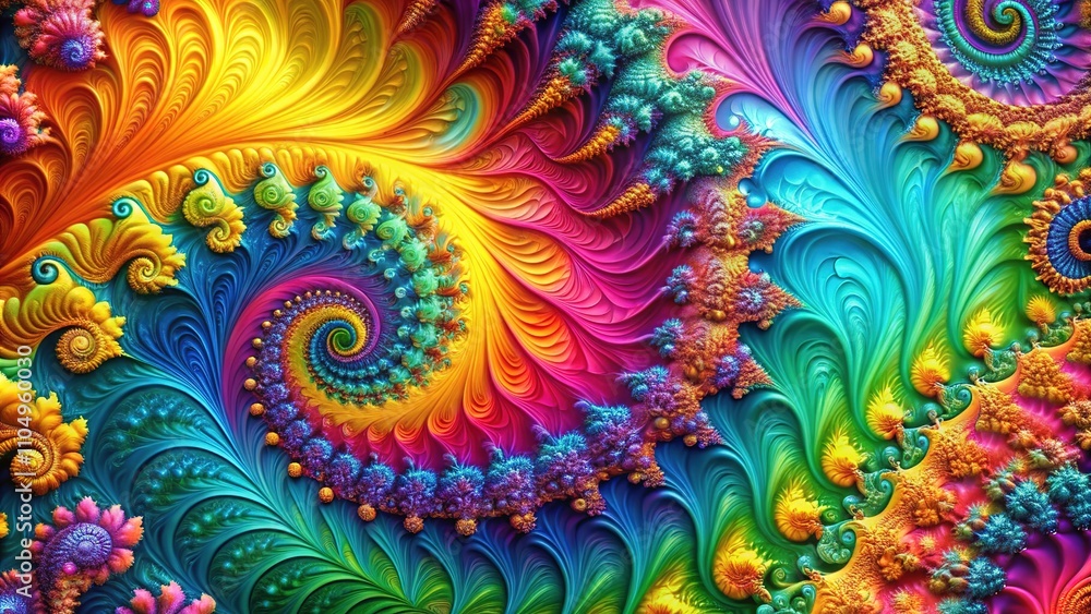 Colorful Abstract Tilt-Shift 3D Fractal Banner Colorful Abstract Tilt-Shift 3D Fractal Banner