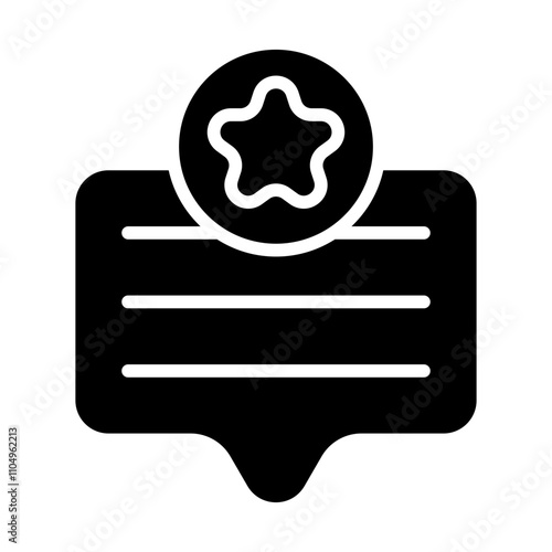 Review Customer Solid Icon