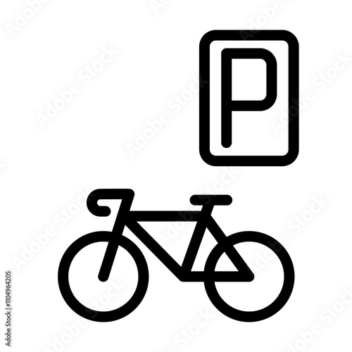 Bicycle icon template