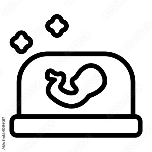 Sterilizer Baby Line Icon