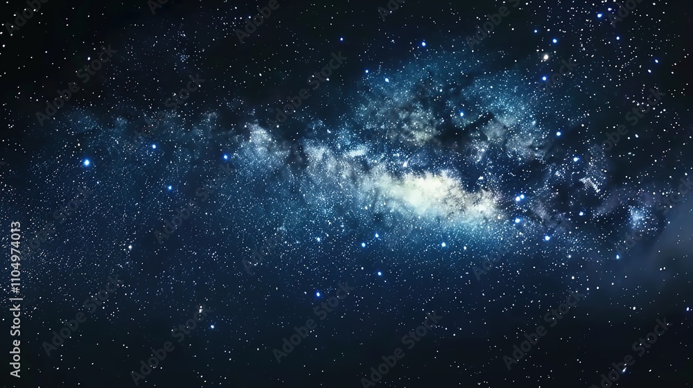 Fototapeta premium The starry sky of the Milky Way the starry