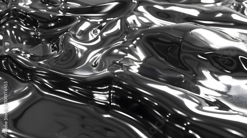 Abstract liquid metal texture background.