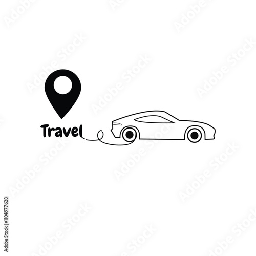 Tour travel around the world illustration