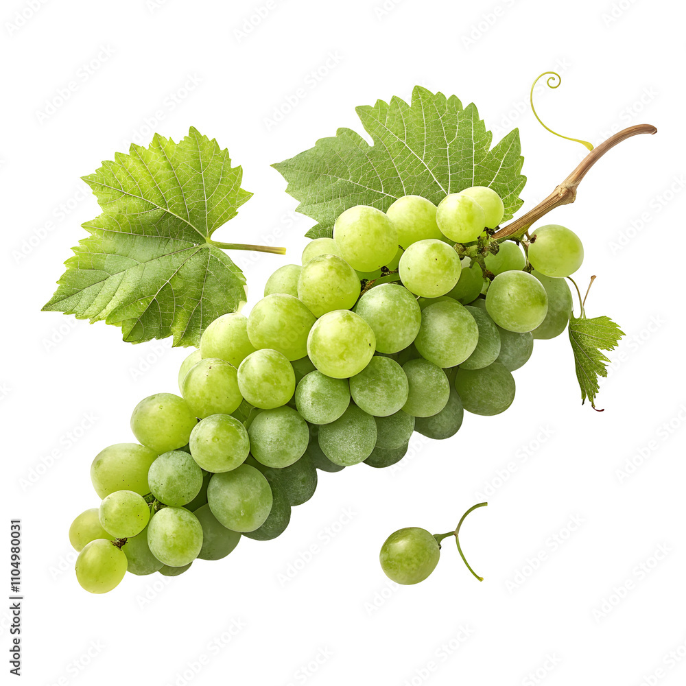 Obraz premium Grape fruits isolated on transparent background