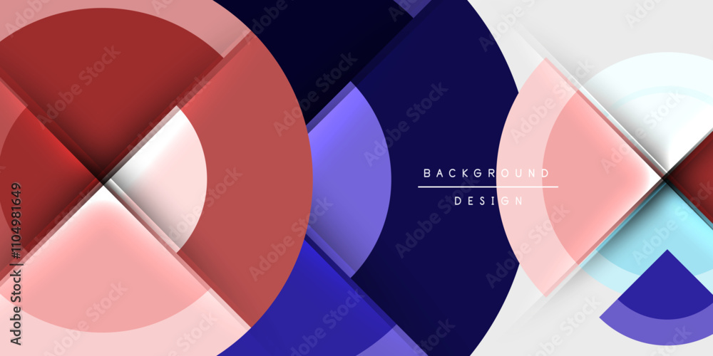 Circle and semi circle geometric background. Vector Illustration For Wallpaper, Banner, Background, Card, Book Illustration, landing page Circle and semi circle geometric background. Vector Illustration For Wallpaper, Banner, Background, Card, Book Illustration, landing page