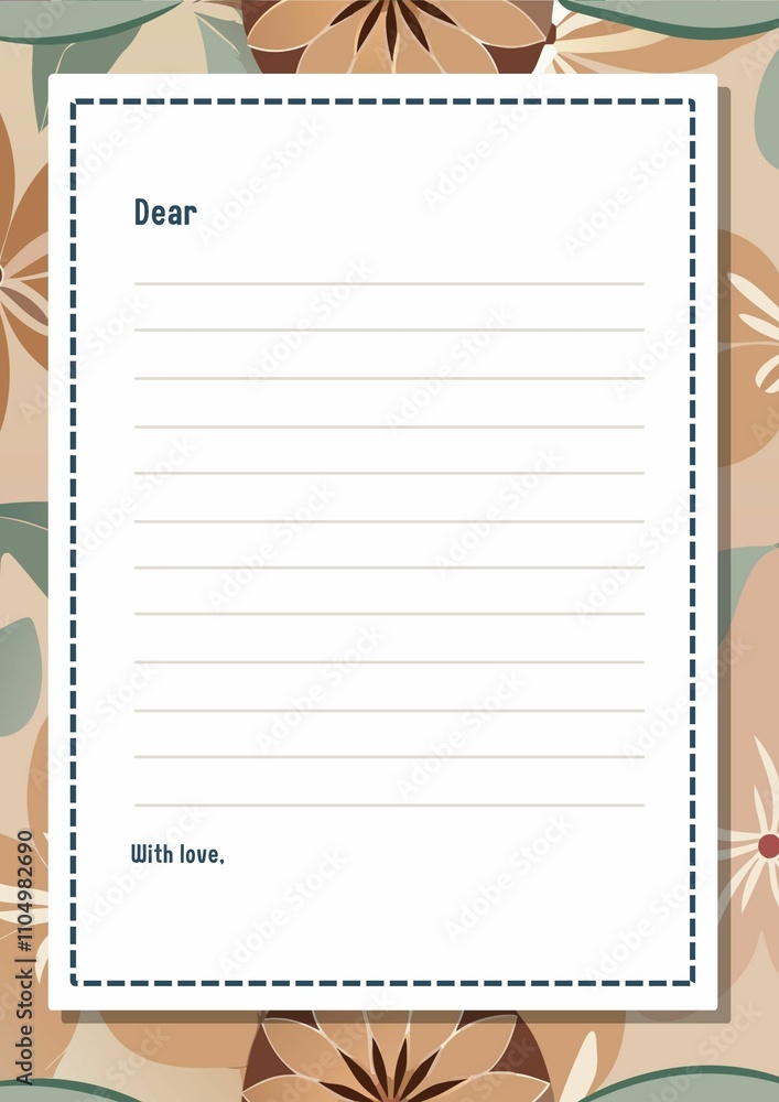 Beautiful floral writing paper in a digital format, perfect for letters, journaling, or notes that deserve a special touch. Features elegant floral designs with lined sections for neat writing. Beautiful floral writing paper in a digital format, perfect for letters, journaling, or notes that deserve a special touch. Features elegant floral designs with lined sections for neat writing.