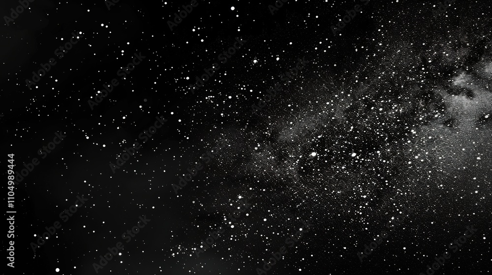 Obraz premium Black Art Starry Sky Background