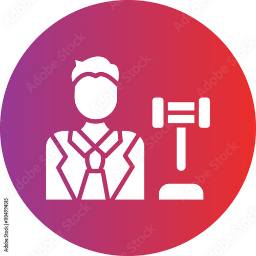 Judge icon style