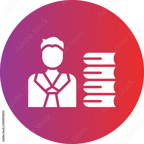 Librarian icon style