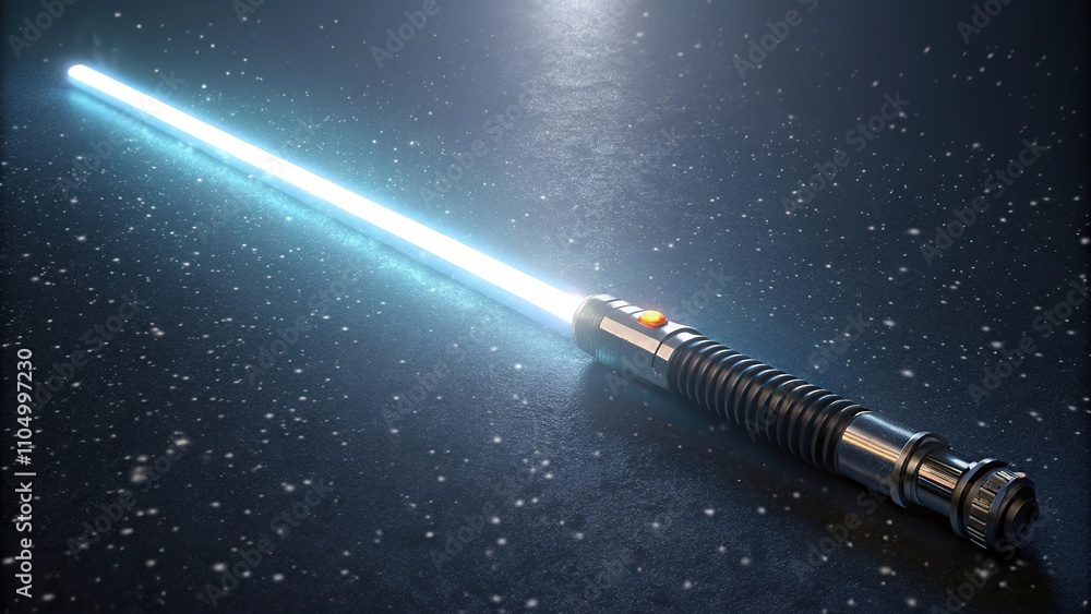 An isolated light saber emits a bright flash of energy against a dark background with subtle sparkles, equipment, neon, abstract, sparkles An isolated light saber emits a bright flash of energy against a dark background with subtle sparkles, equipment, neon, abstract, sparkles