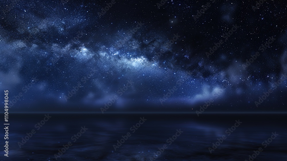 Wonderful milky way with million stars Wonderful milky way with million stars