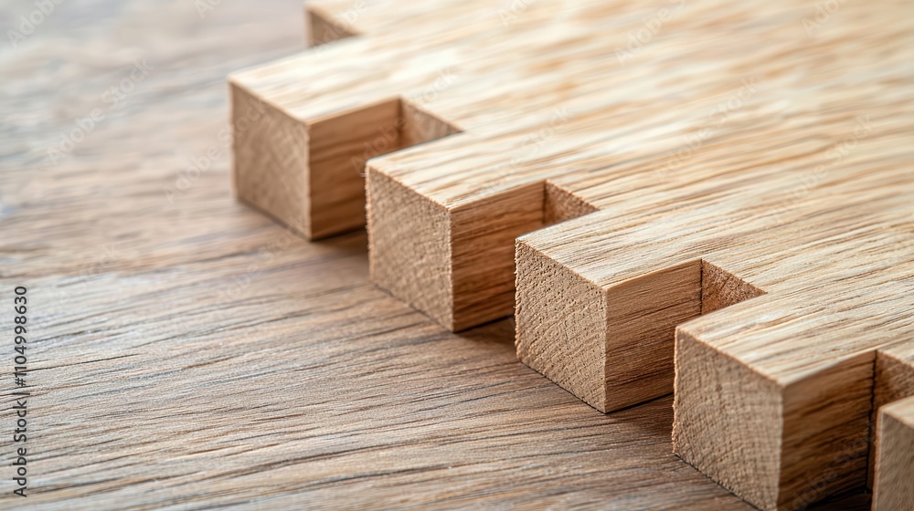 Detailed macro shot of interlocking dovetail joints, emphasizing the flawless execution of traditional joinery Detailed macro shot of interlocking dovetail joints, emphasizing the flawless execution of traditional joinery