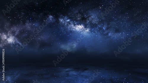 Wonderful milky way with million stars