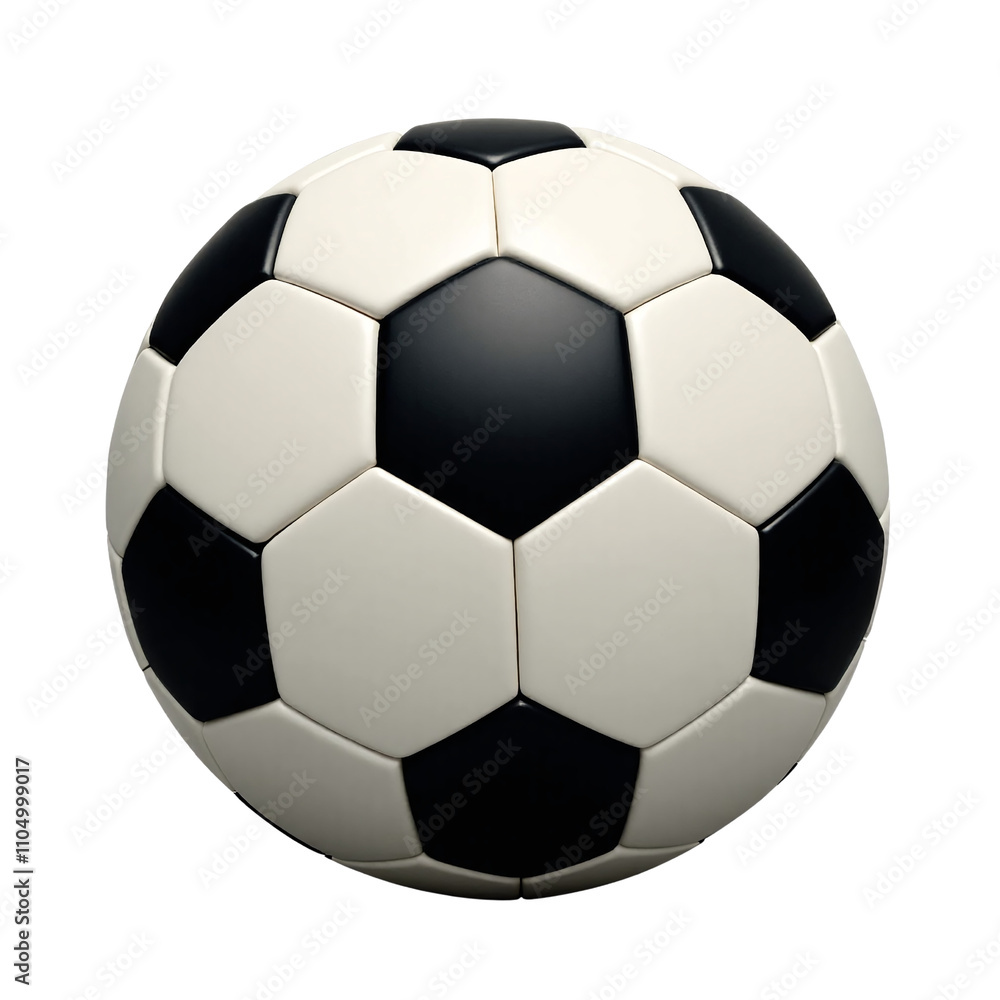 Classic Black and White Soccer Ball Sports Equipment Game Competition Classic Black and White Soccer Ball Sports Equipment Game Competition
