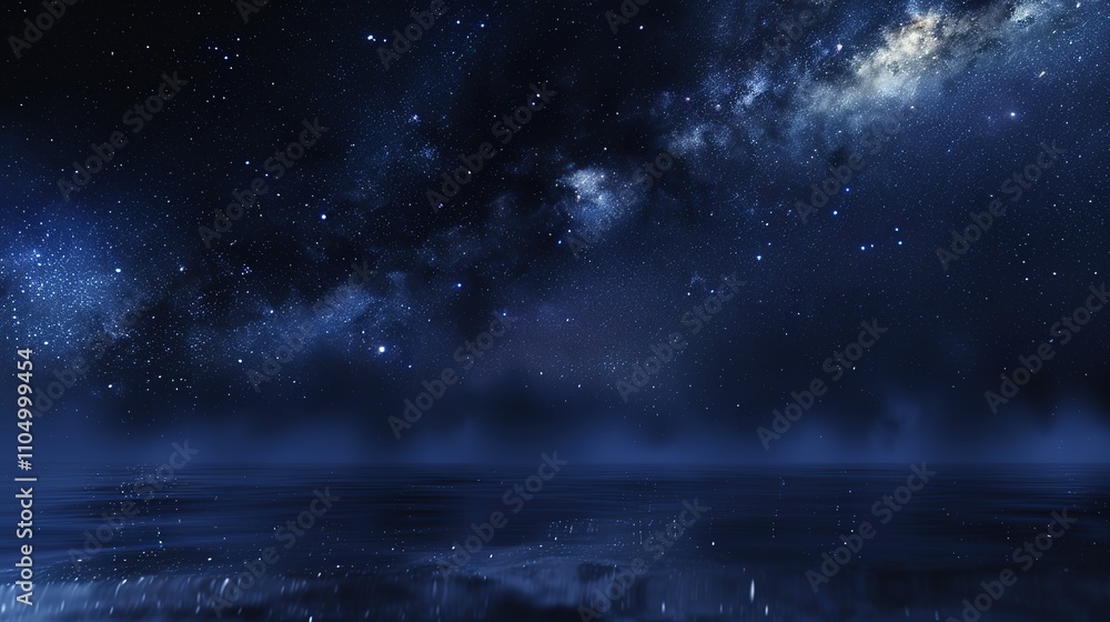Wonderful milky way with million stars Wonderful milky way with million stars