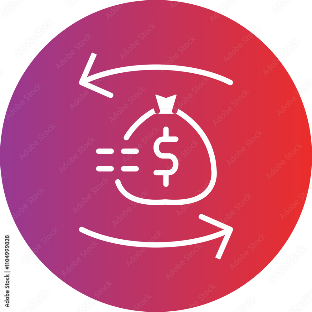 Turnover icon style Turnover icon style