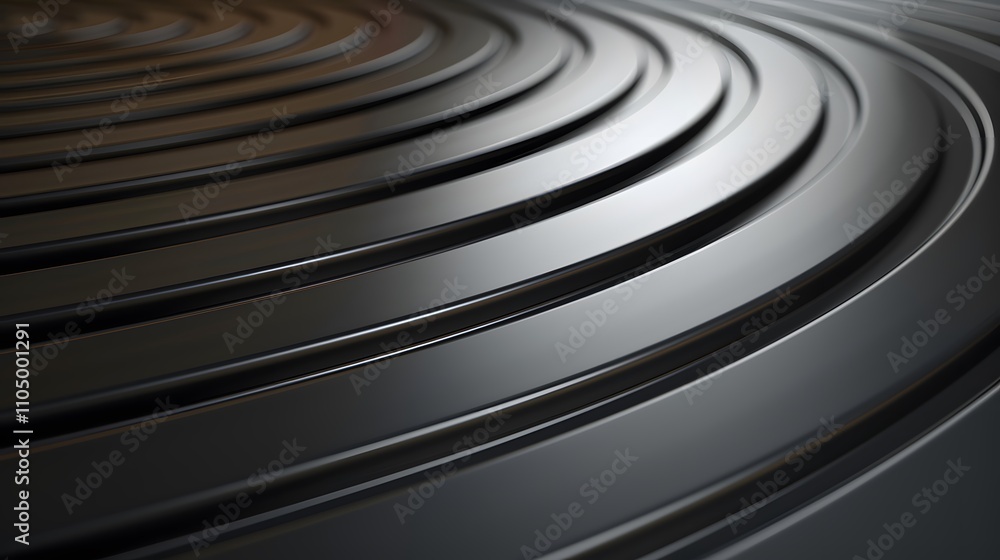 Abstract dark metallic swirling concentric circles pattern background texture. Abstract dark metallic swirling concentric circles pattern background texture.