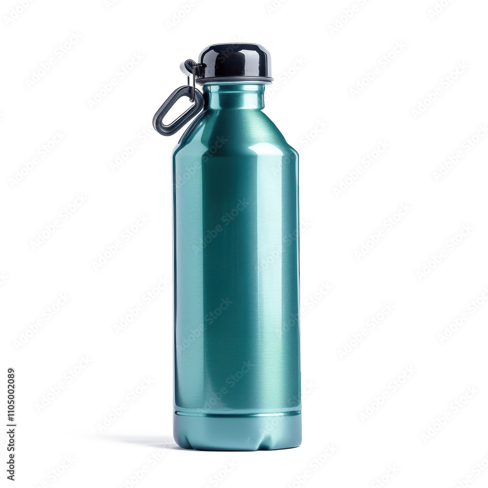 Sleek Teal Metal Water Bottle for Hydration and Fitness Sleek Teal Metal Water Bottle for Hydration and Fitness