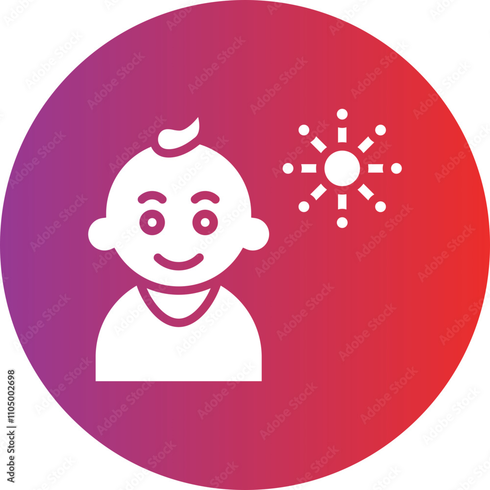 Children Psychology icon style Children Psychology icon style