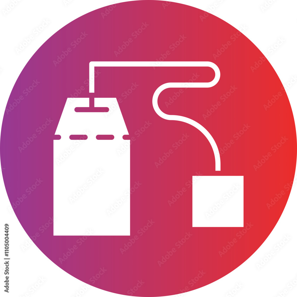 Tea Bag icon style Tea Bag icon style